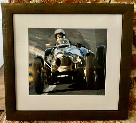 Revving UP! Original Watercolour by M Hidden