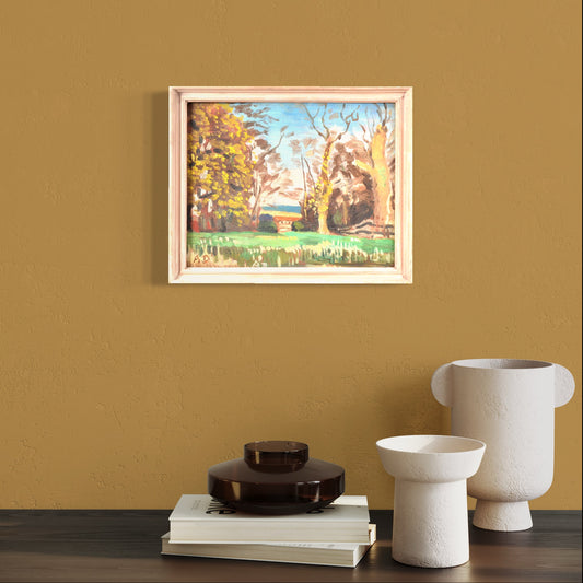 Mid Century Modern Landscape C 1930's By Adrain Daintrey