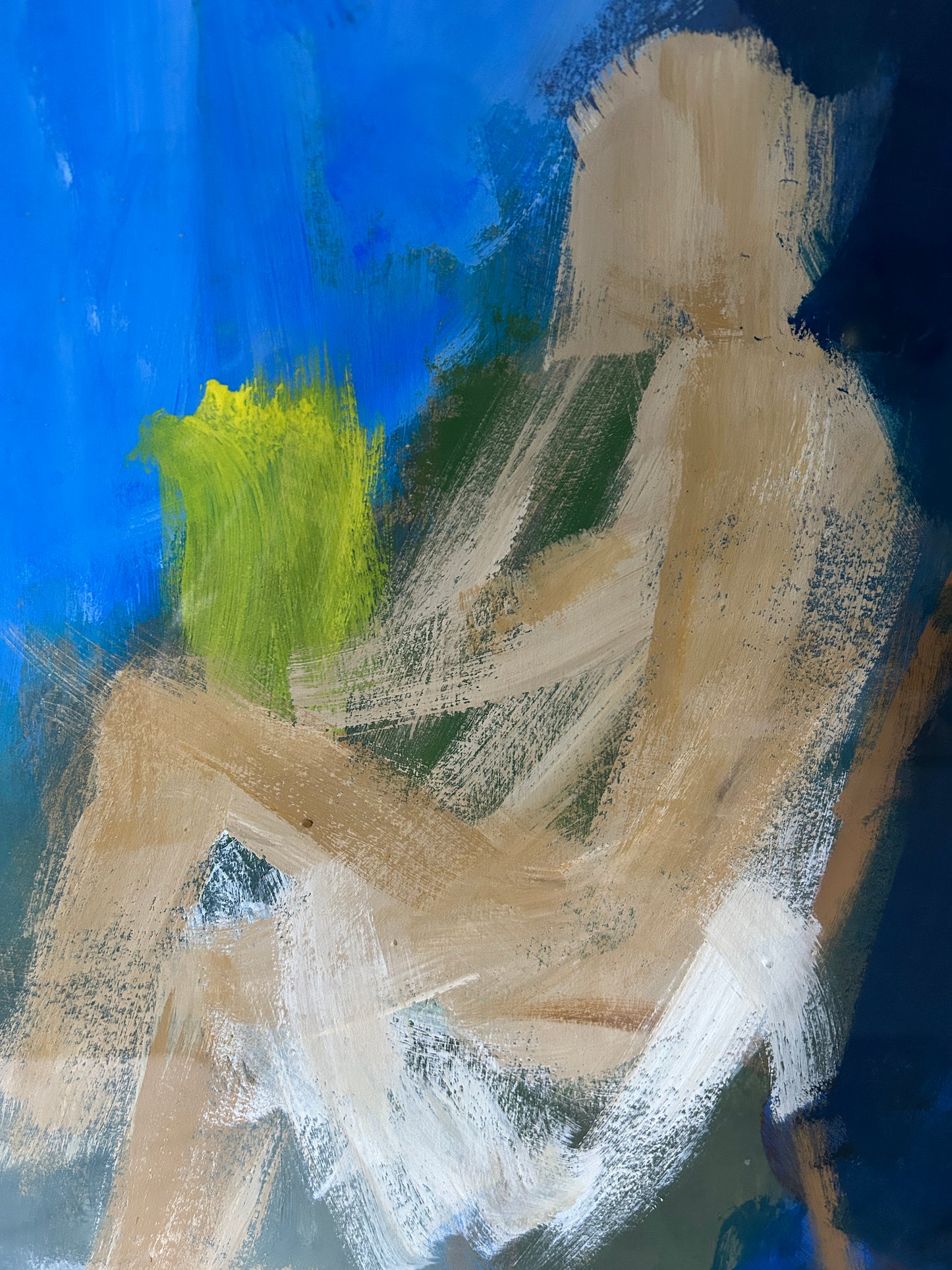 Abstract Reclining Male Nude