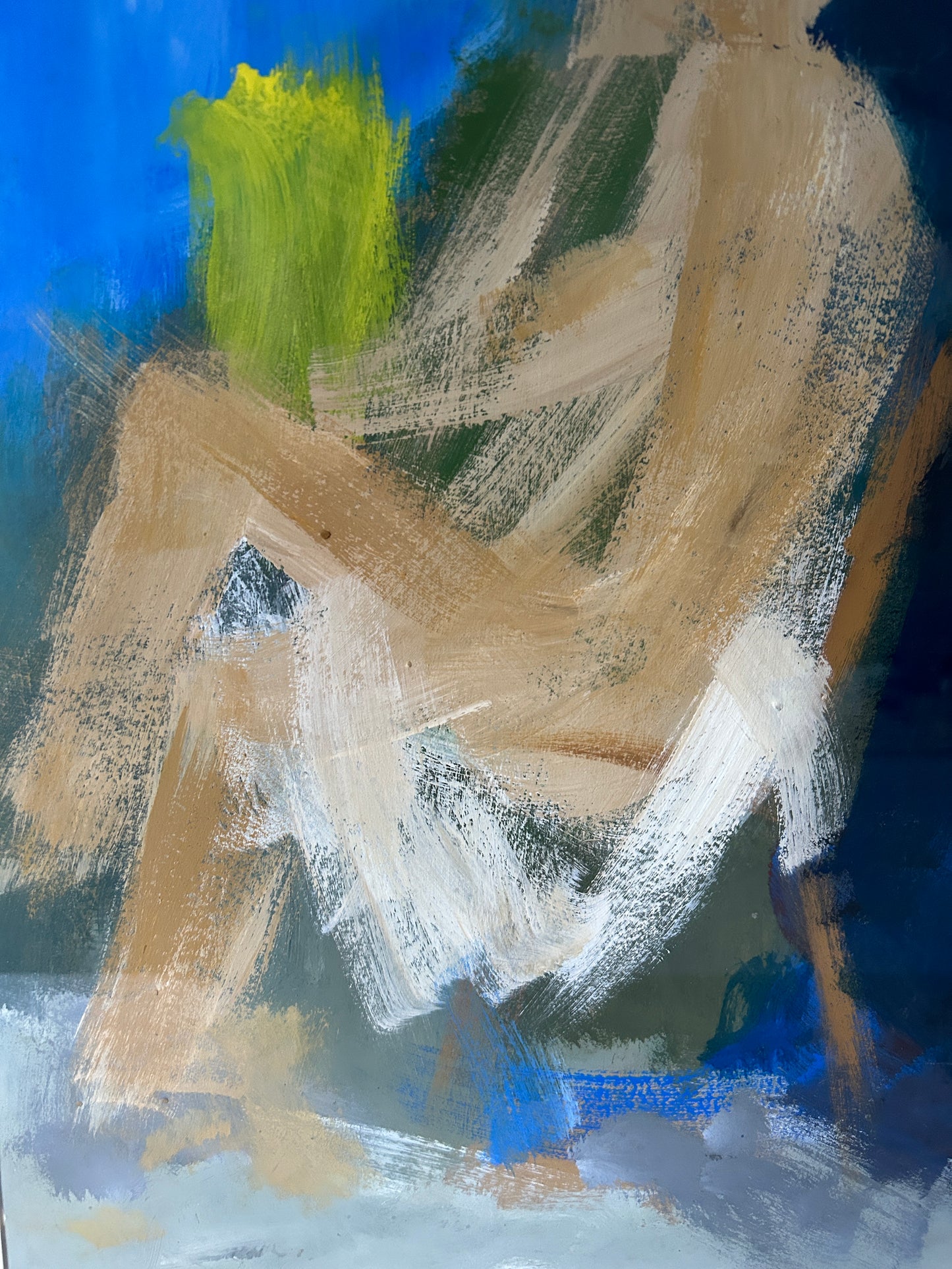 Abstract Reclining Male Nude