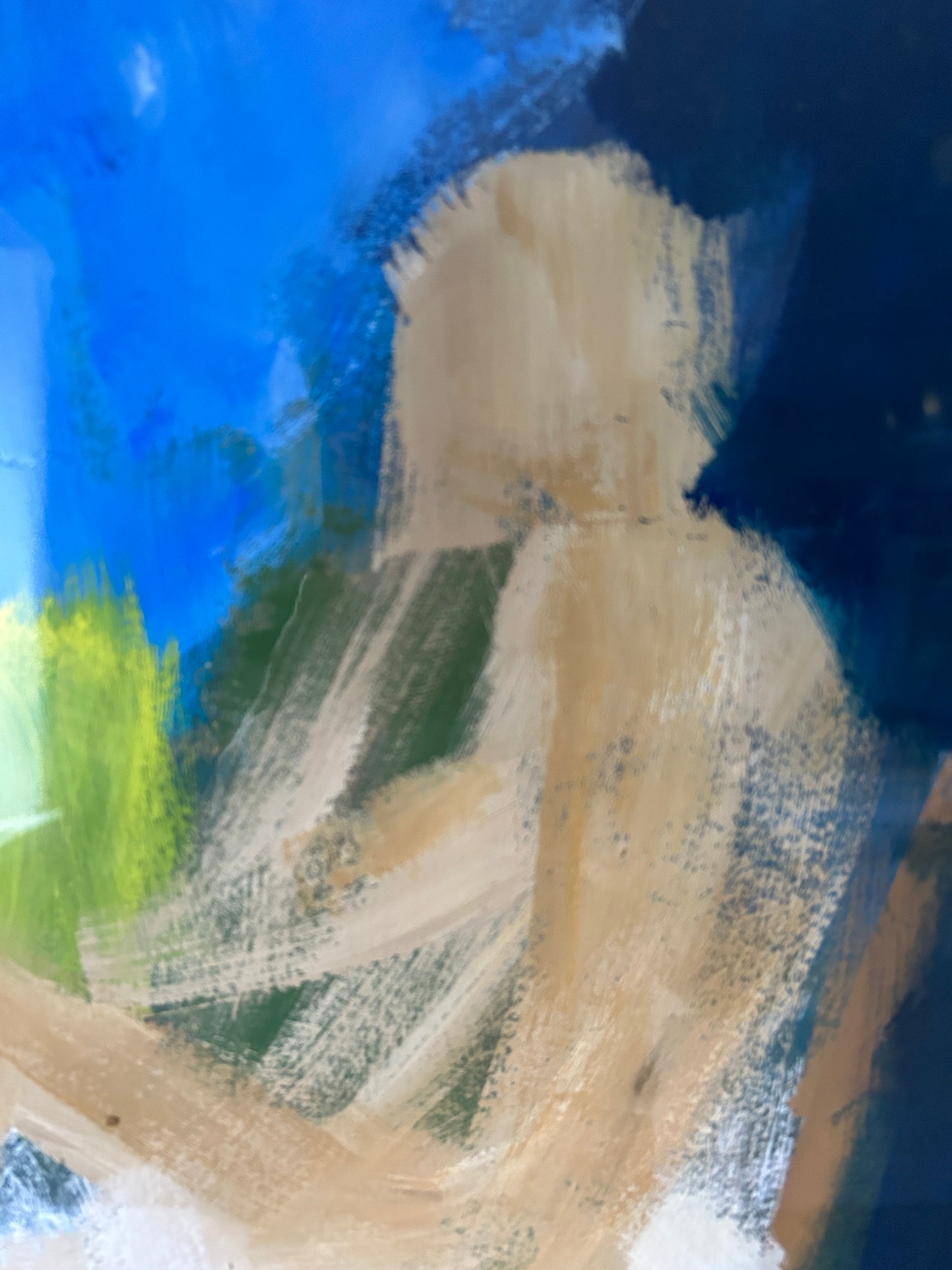 Abstract Reclining Male Nude