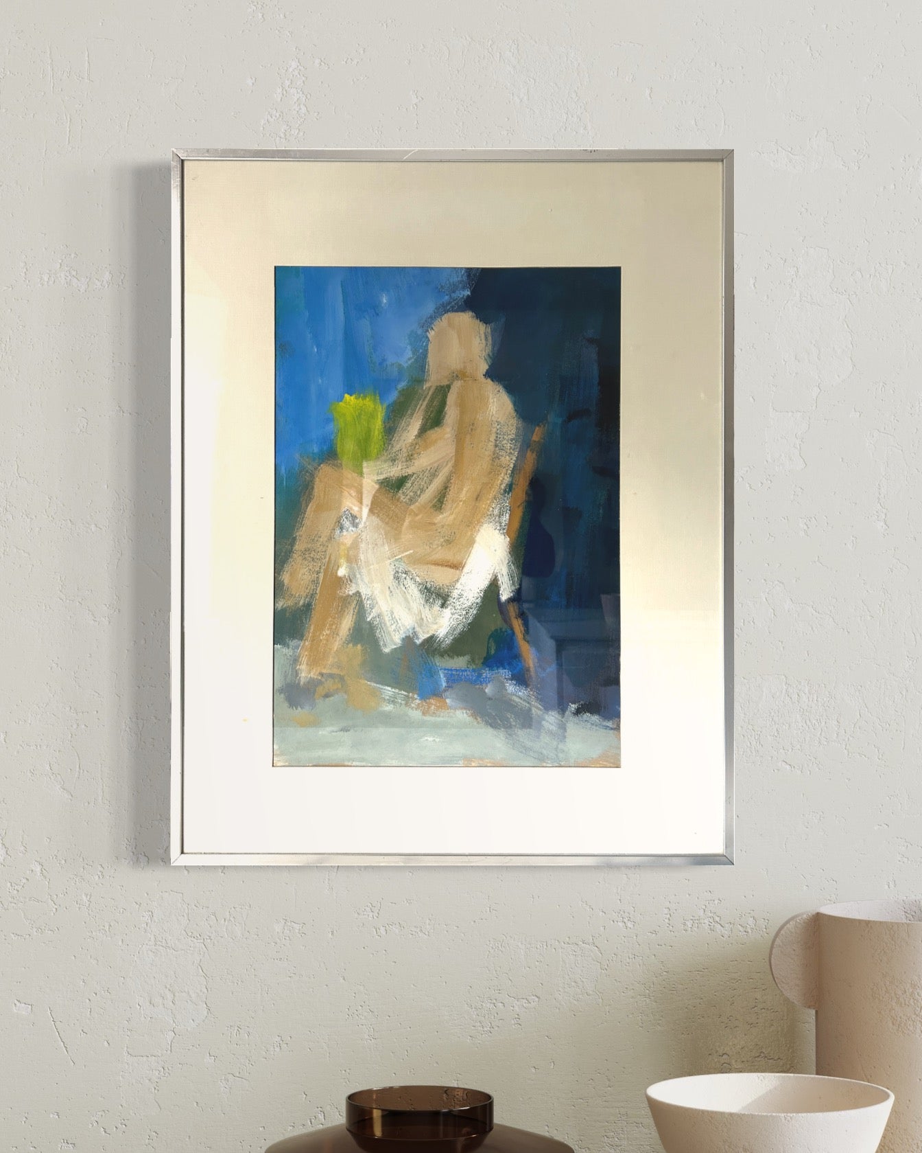Abstract Reclining Male Nude