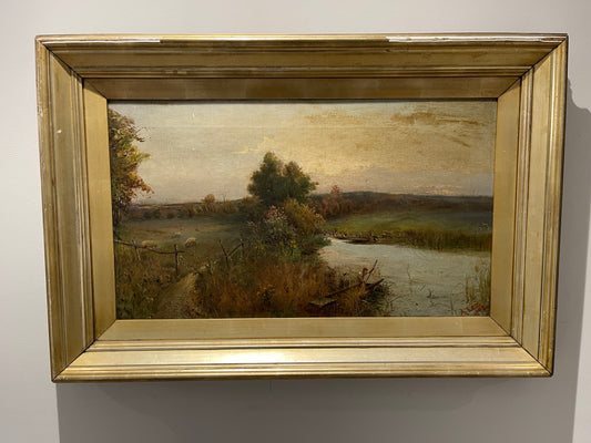 A Lee IX/XXcentury: Pair of Oil Paintings - Landscapes