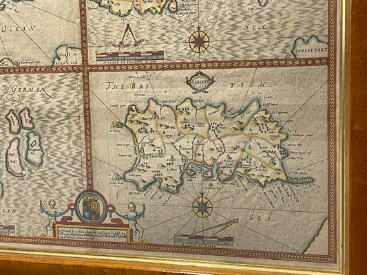 John Speed Original 1676 Map - The Theatre of the Empire of Great Britaine