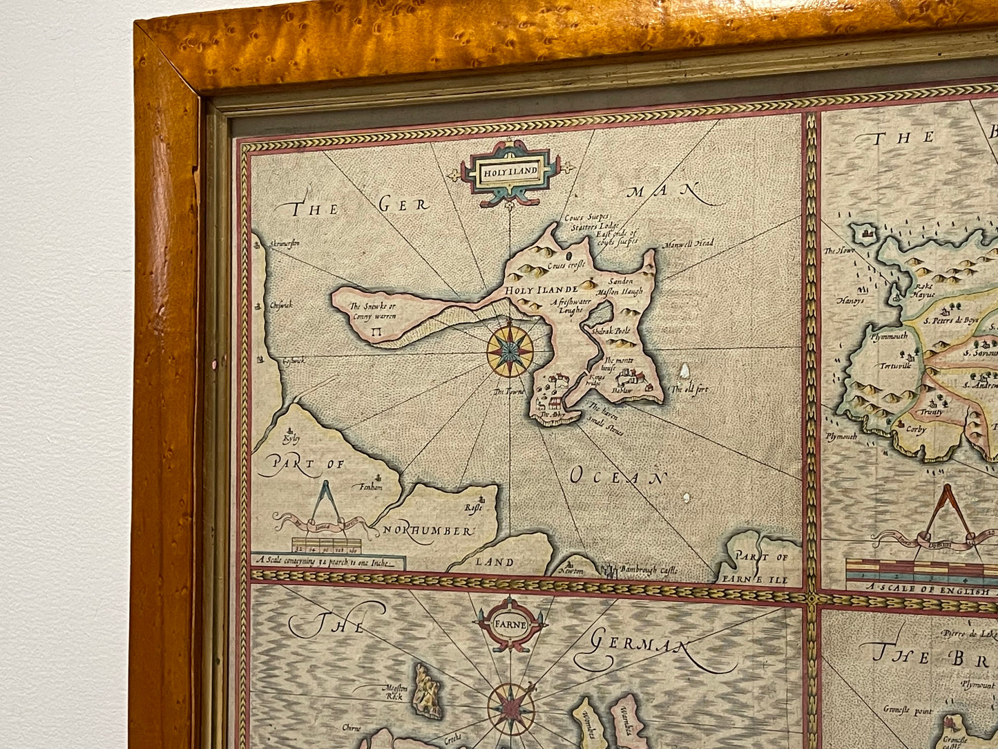 John Speed Original 1676 Map - The Theatre of the Empire of Great Britaine