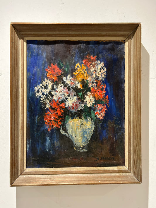 Super Decorative Burst of Mid Century Floral Delight. C.1950