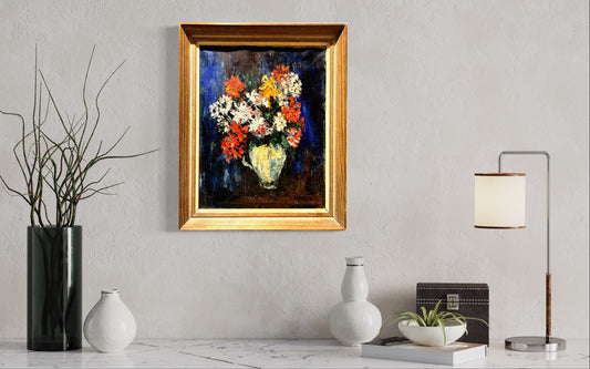 Super Decorative Burst of Mid Century Floral Delight. C.1950