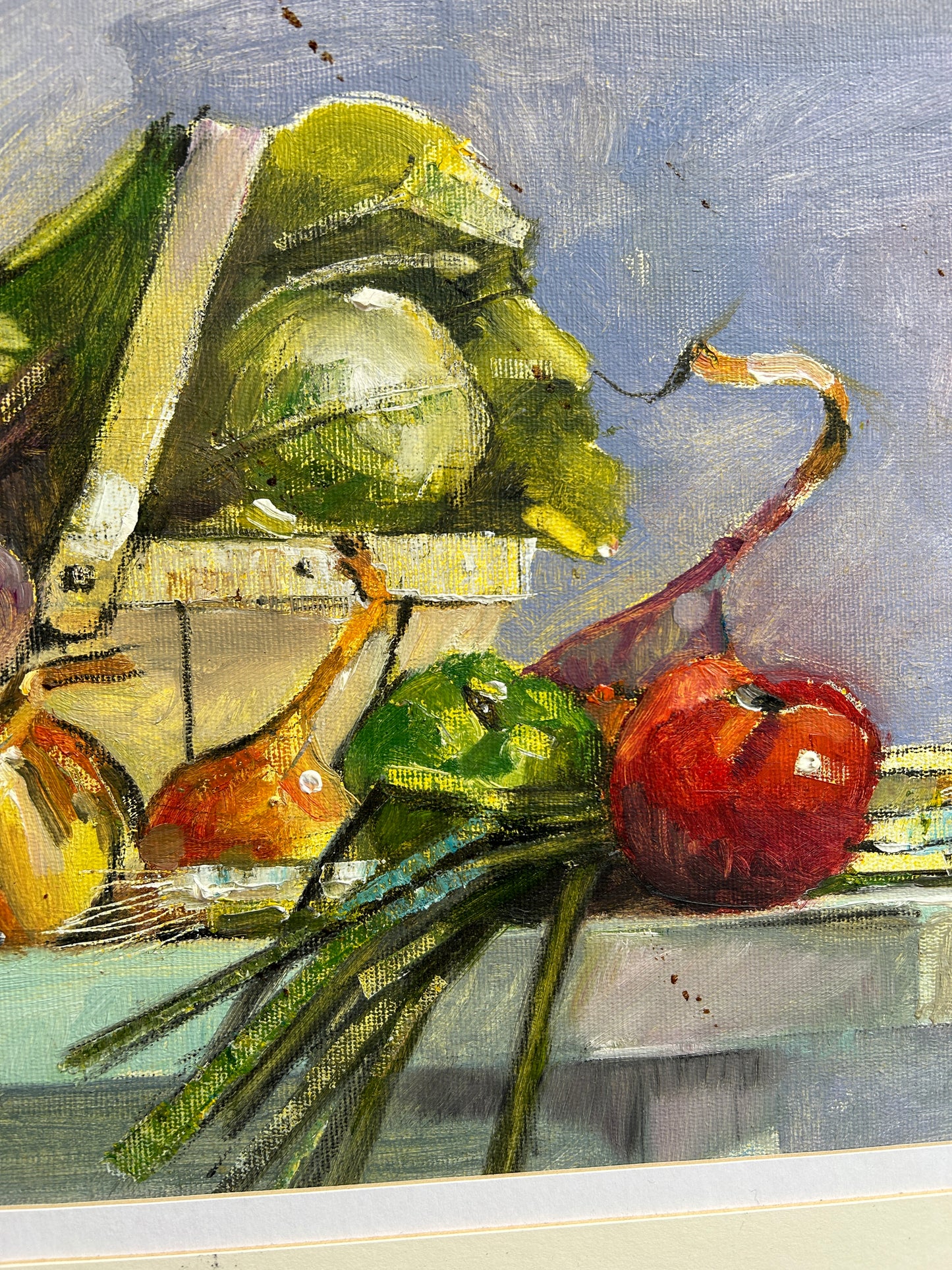 "Verdure" Olio su tela di RA Palmer