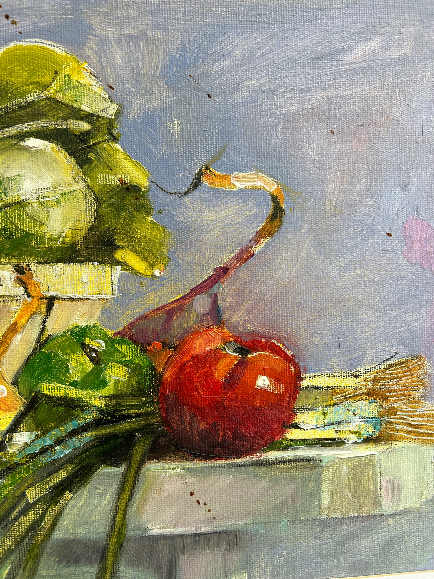 "Verdure" Olio su tela di RA Palmer