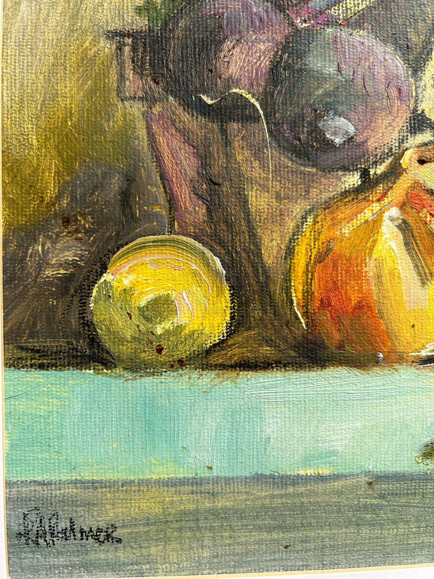 "Verdure" Olio su tela di RA Palmer