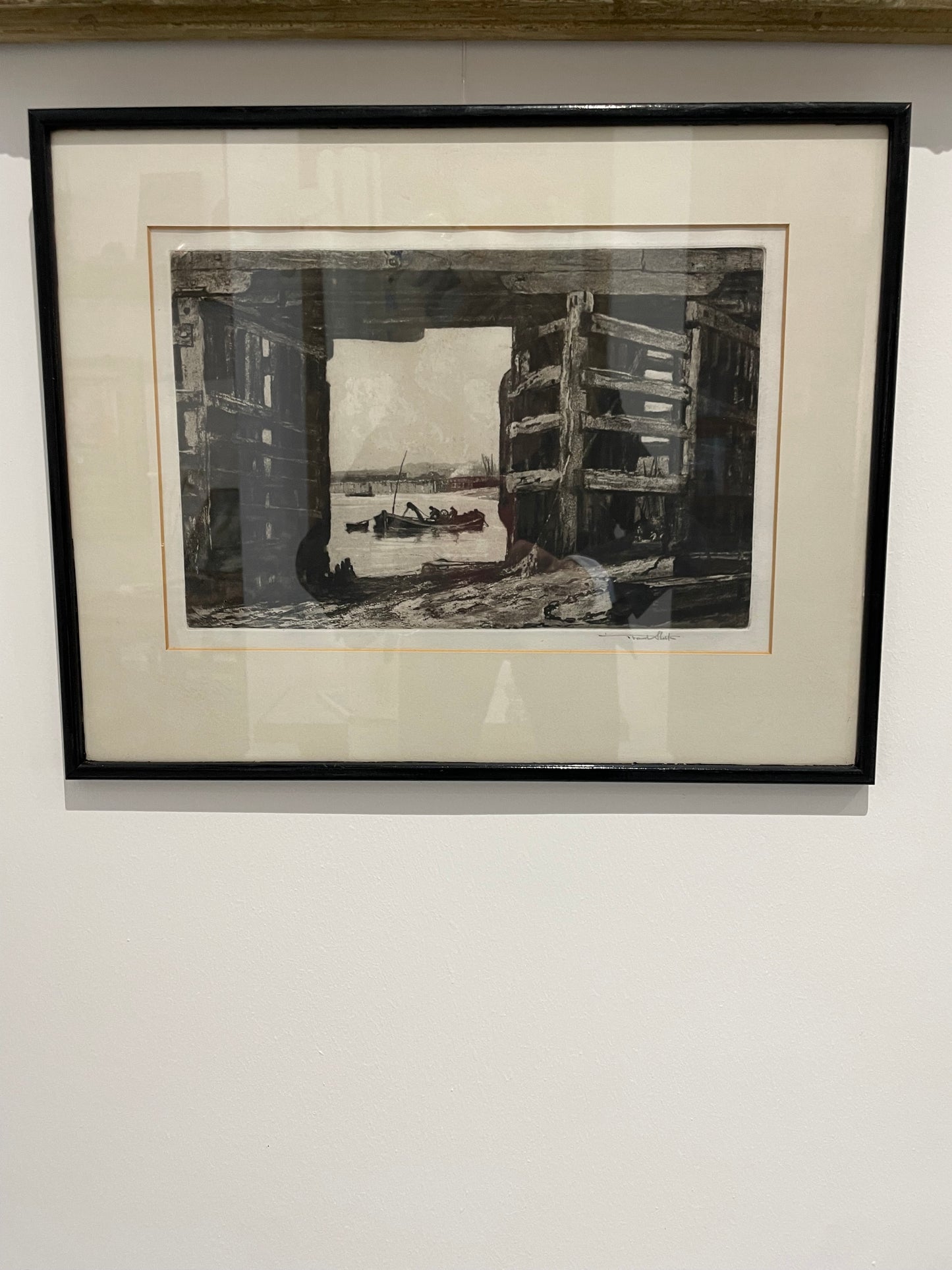 Sir Frank Short, A Span of Battersea Bridge, Aquatint and Soft Ground Etching, 1899