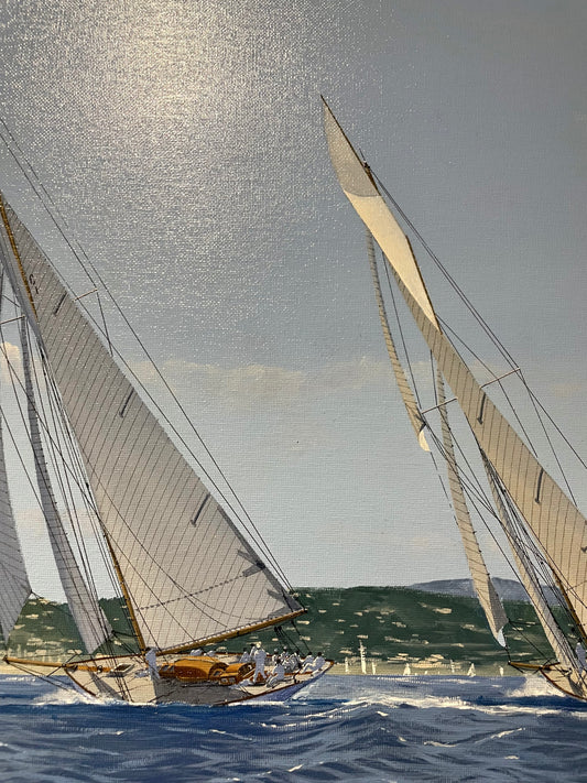 Ronald Charles Mitchell Tuiga and Maiquita, Racing at the Regates Royal, Cannes