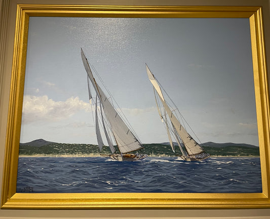 Ronald Charles Mitchell Tuiga and Maiquita, Racing at the Regates Royal, Cannes