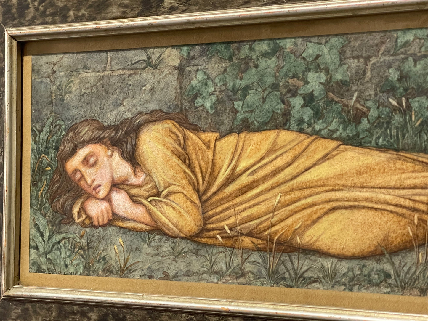 Charlotte Elizabeth Babb 1830 – 1906 Original Pre-Raphaelite Watercolour