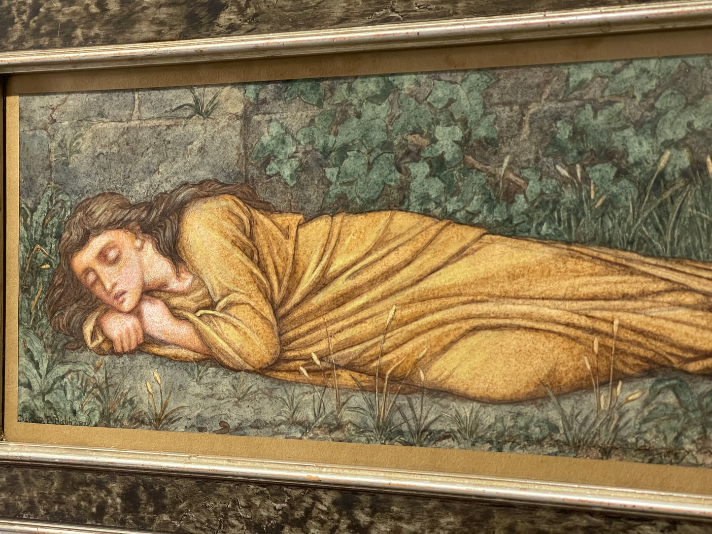 Charlotte Elizabeth Babb 1830 – 1906 Original Pre-Raphaelite Watercolour