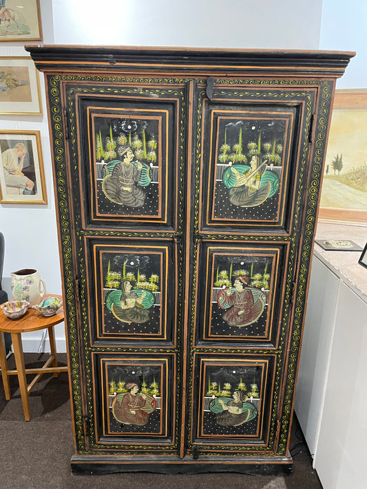 Indian Hand Painted Cupboard