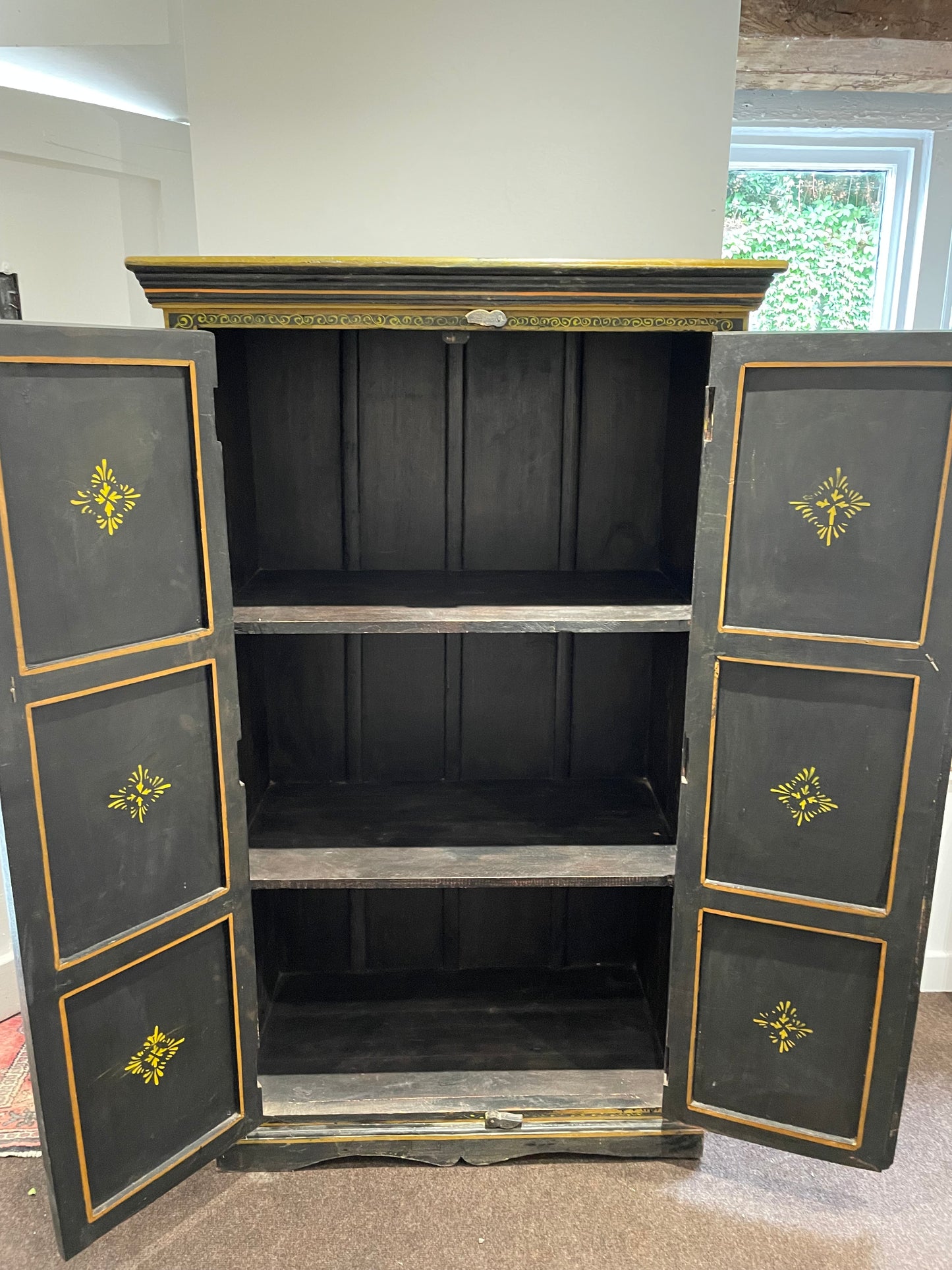 Indian Hand Painted Cupboard