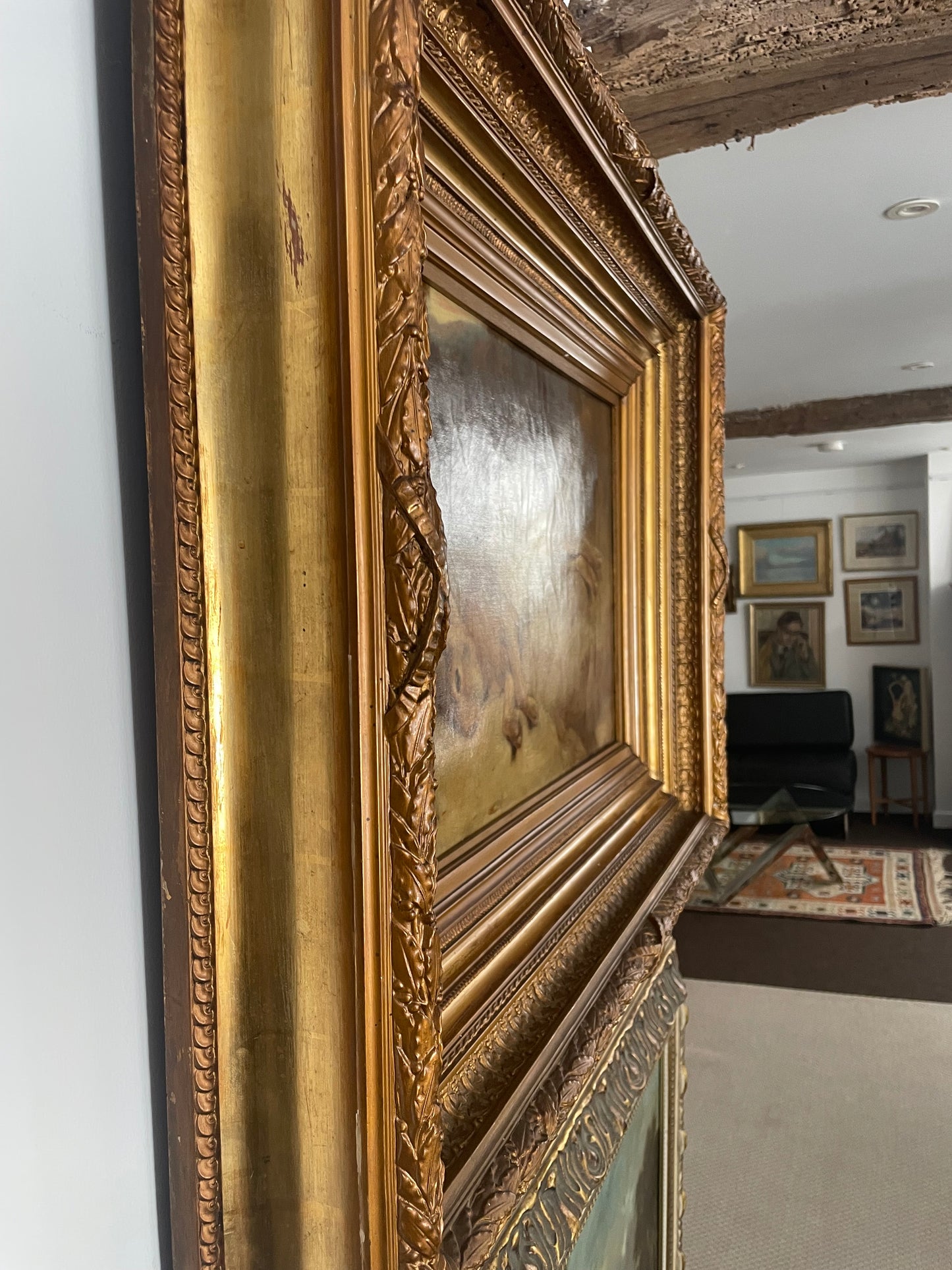 Scuola inglese 1850 circa Olio su tela