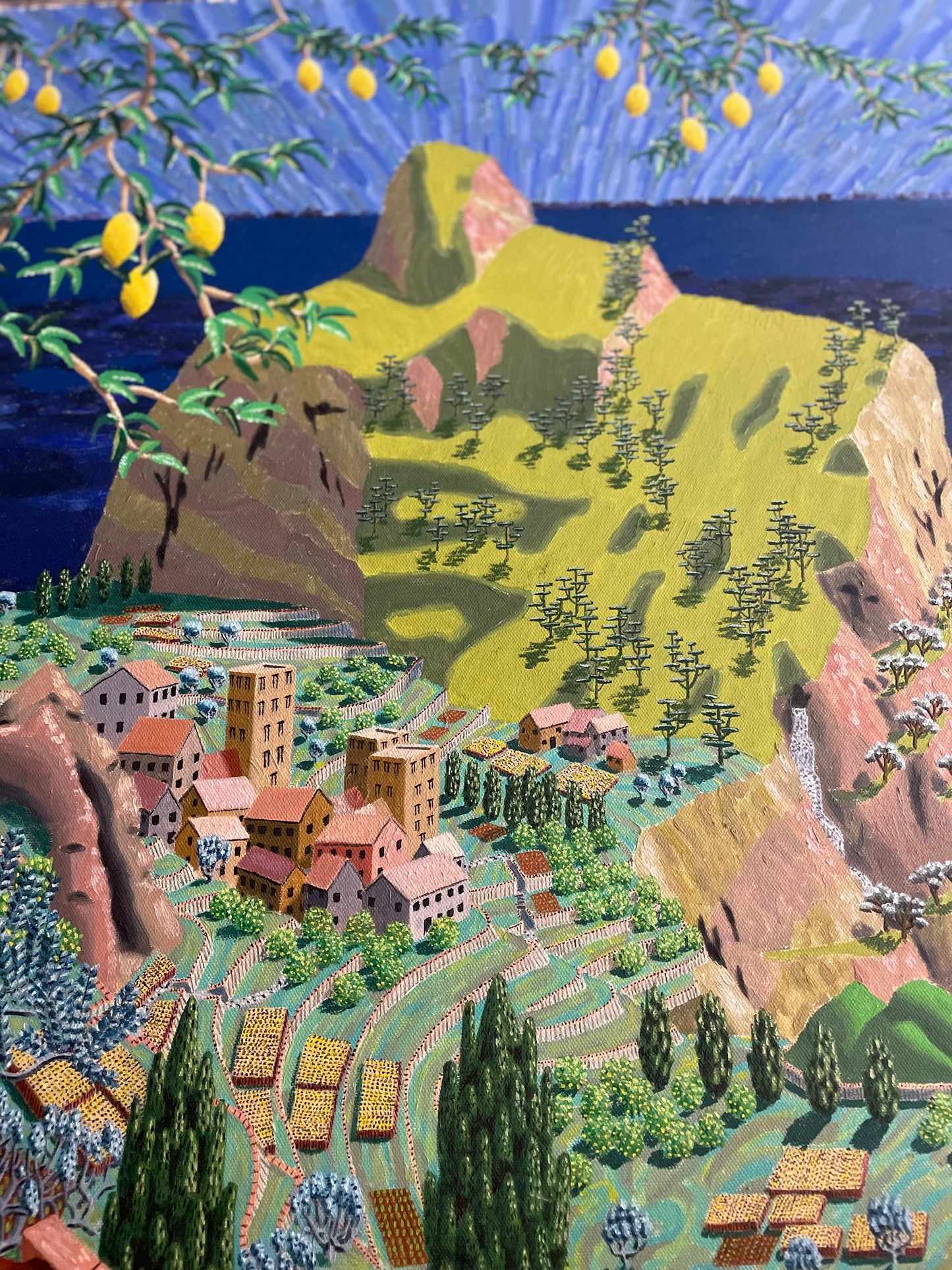 Amalfi Below the Groves of Pontone