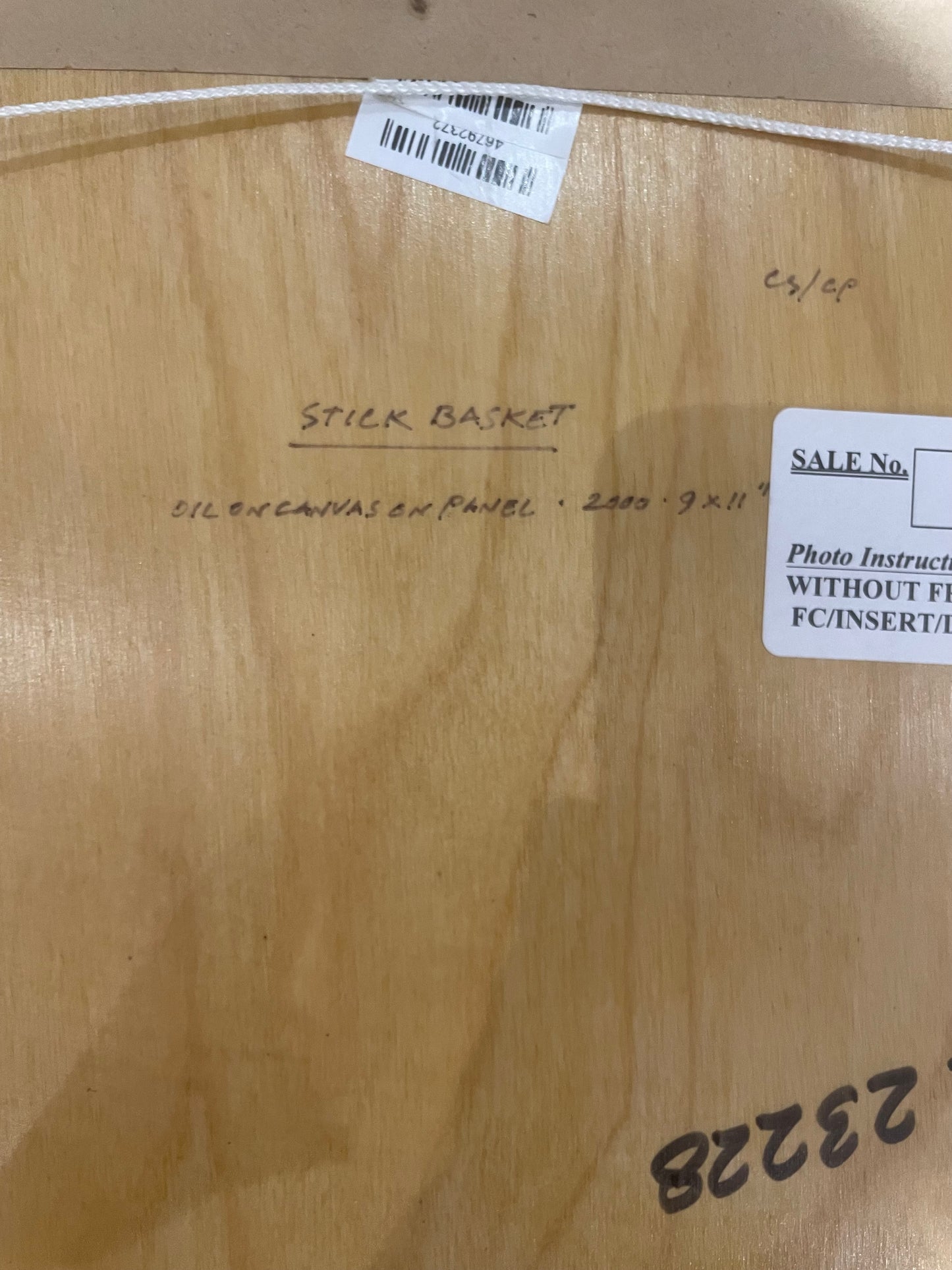 Henry Koehler (American b. 1927), The Stick stand, oil on canvas, framed, signed bottom right,