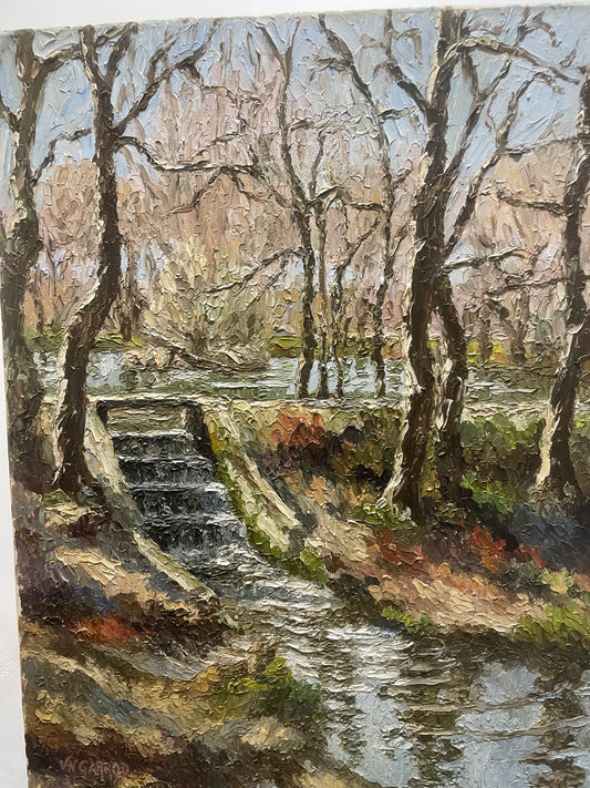 Winter Sunshine, Ballard Lake Violet Nellie Garrod, London 1898-1982 Oil