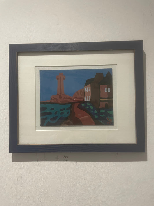 French Abstract Acrylic original by Thierry Le Baler