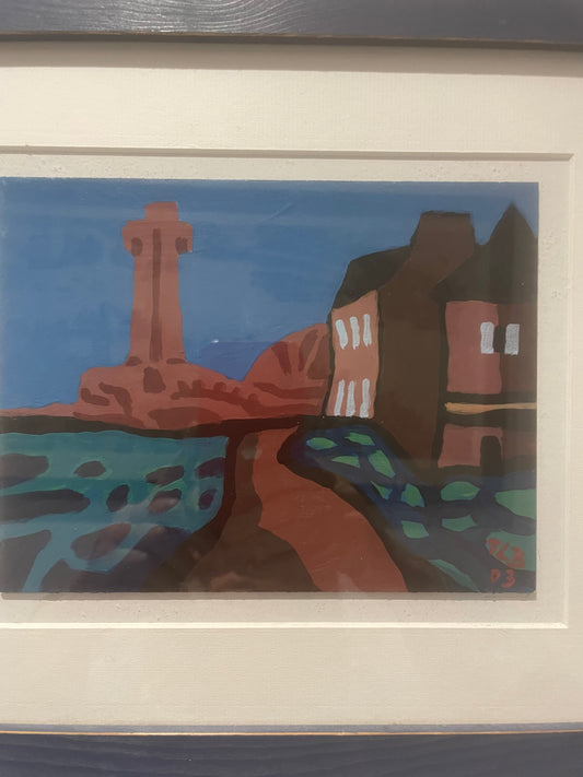 French Abstract Acrylic original by Thierry Le Baler