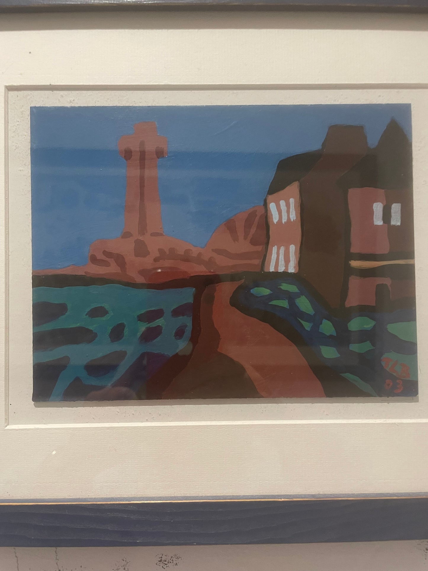 French Abstract Acrylic original by Thierry Le Baler