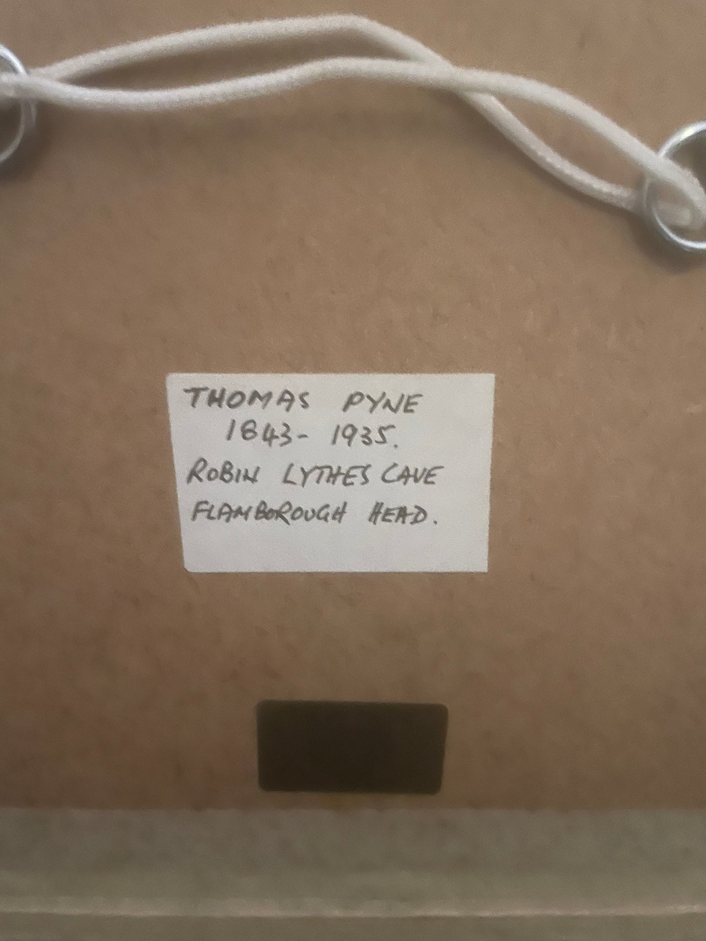 Thomas Payne Robin Lythes Cave