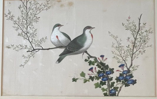 High quality 19th Century Chinese Rice (pith) Paper Painting c1860s