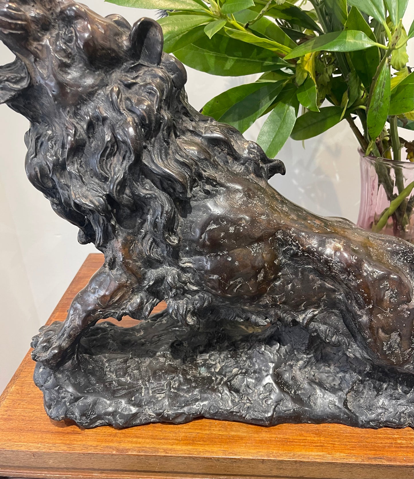 Large Bronze Lion Sculpture C1920