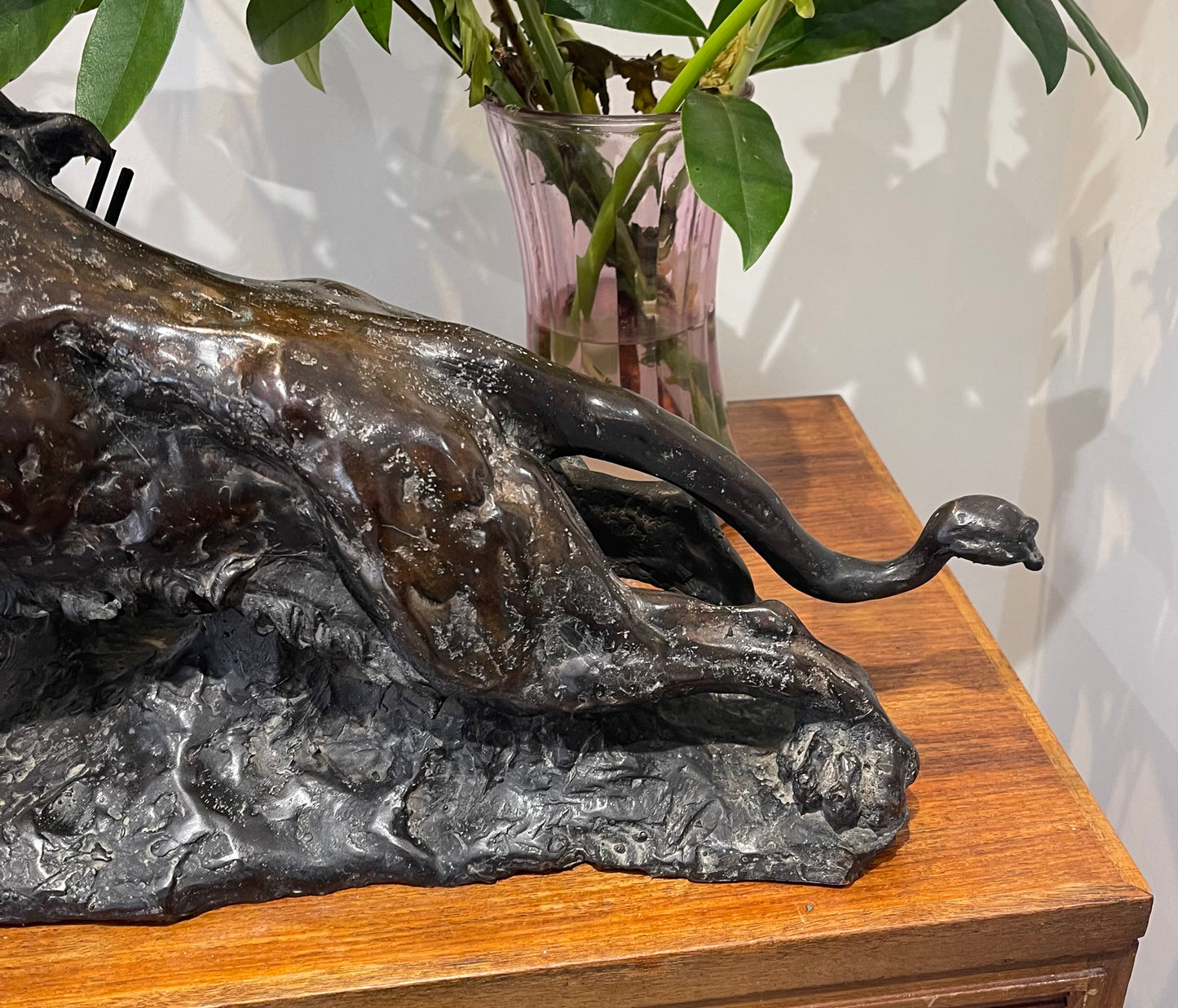 Large Bronze Lion Sculpture C1920