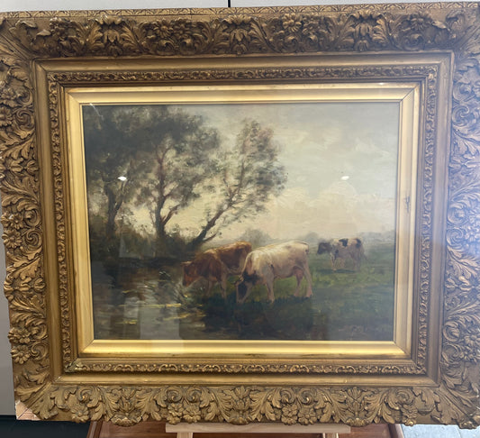 Fedor van Kregten 1871 - 1937 Un giorno d'estate Olanda C1900