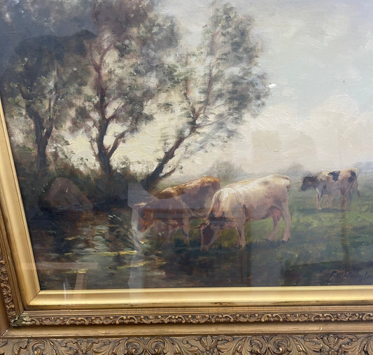 Fedor van Kregten 1871 - 1937 Un giorno d'estate Olanda C1900