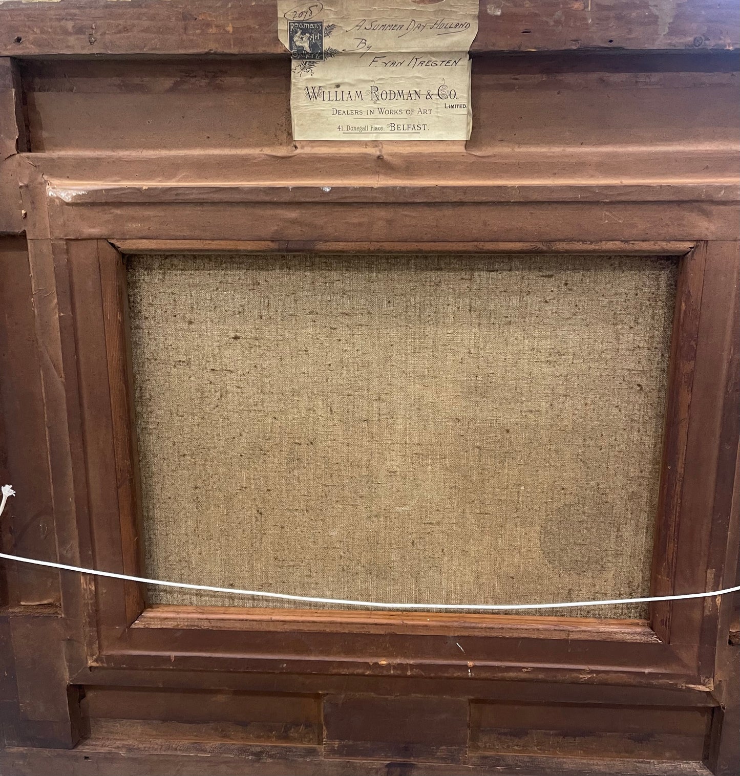 Fedor van Kregten 1871 - 1937 Un giorno d'estate Olanda C1900