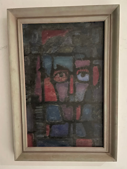 Mid Centurty modern abstract Portrait