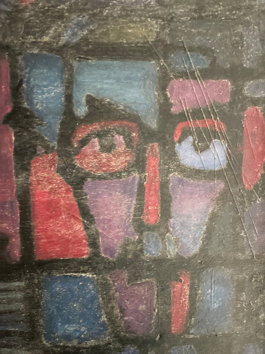 Mid Centurty modern abstract Portrait