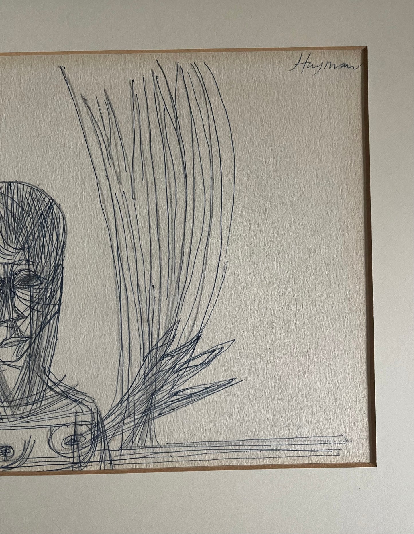 Patrick Hayman Pen and Ink Drawing