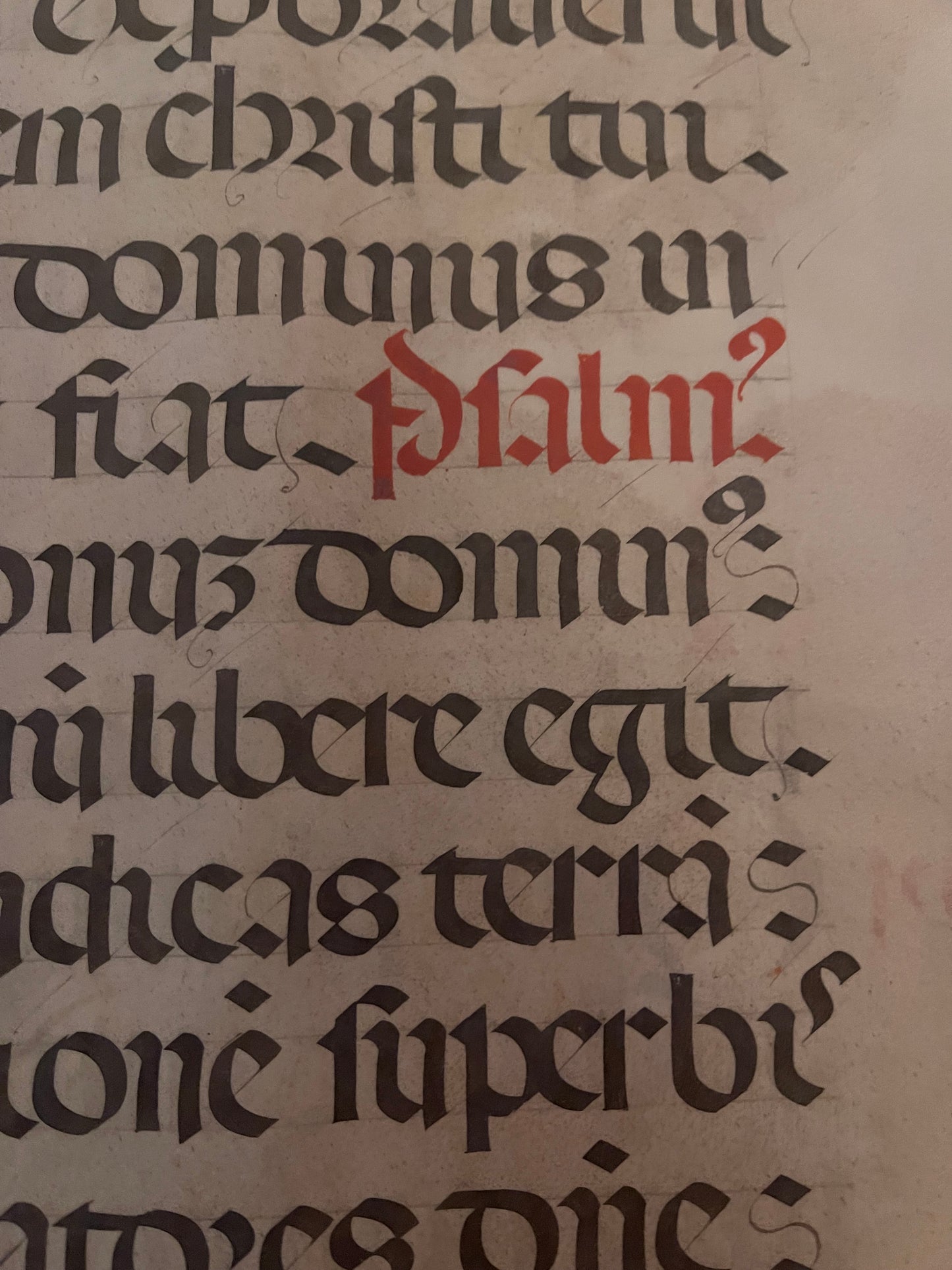 Antiphonal Manuscript Page Circa early 17th century.