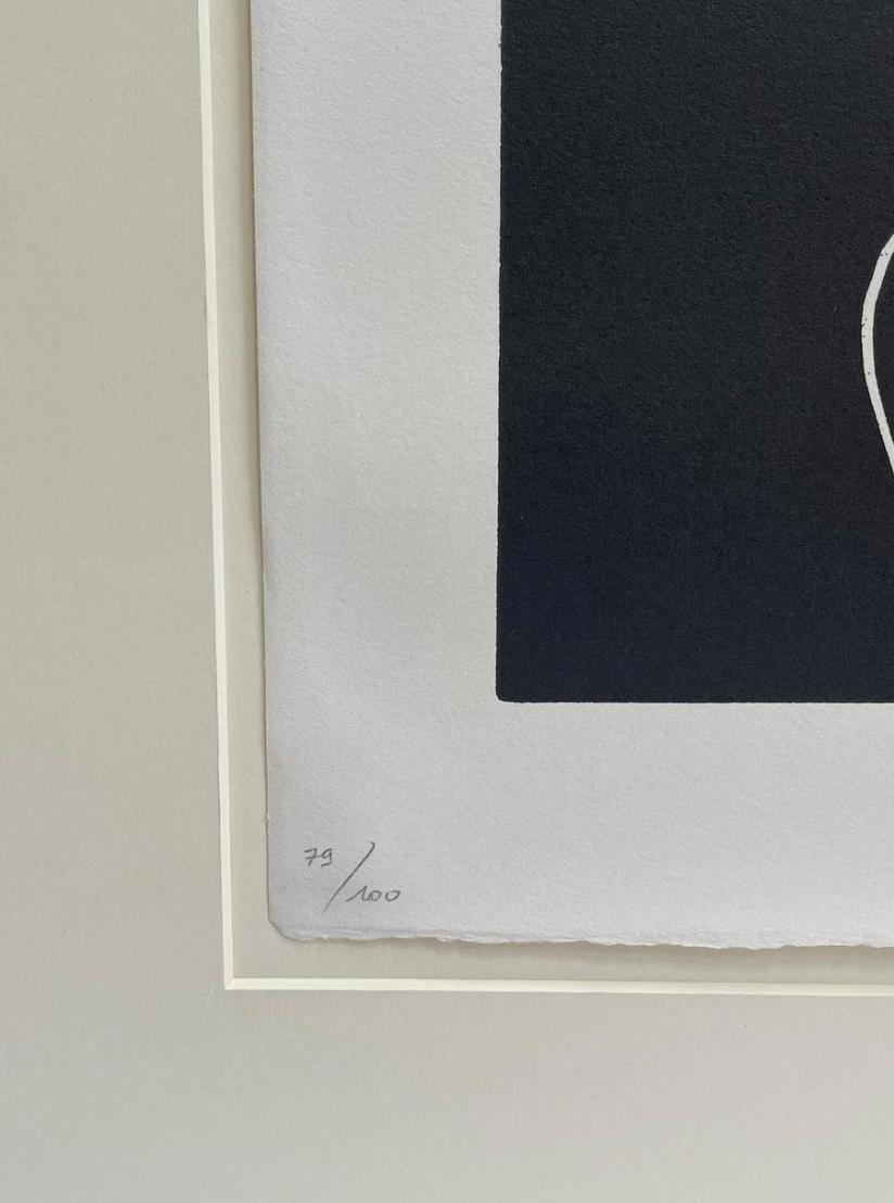 Linoleografia Capricorno di Henri Matisse con HM Blindstamp