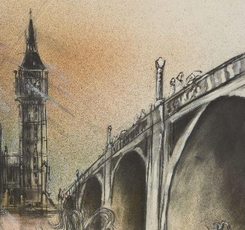 Margaret Thatcher Original Political Cartoon by Simon Spilsbury