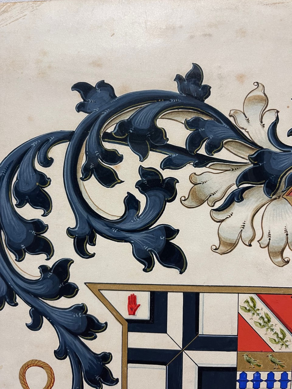 Early 19th Century Armorial Painting