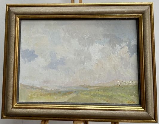 Gallipoli Plain by Chet Kalm 1925 - 2017 Oil on Canvas