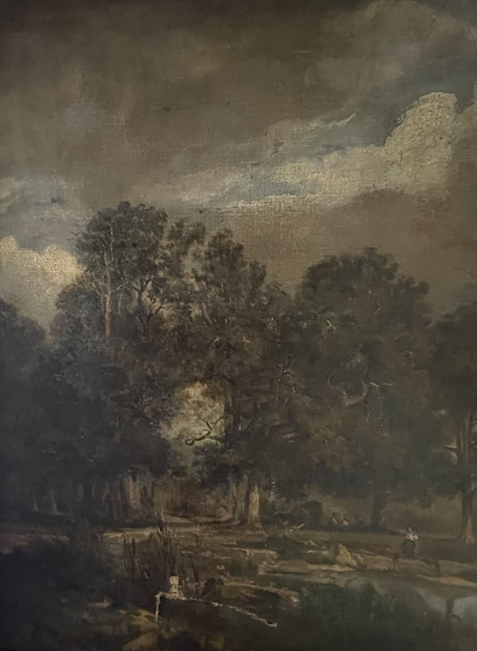 19th Century Oil On Canvas - Large French Landscape