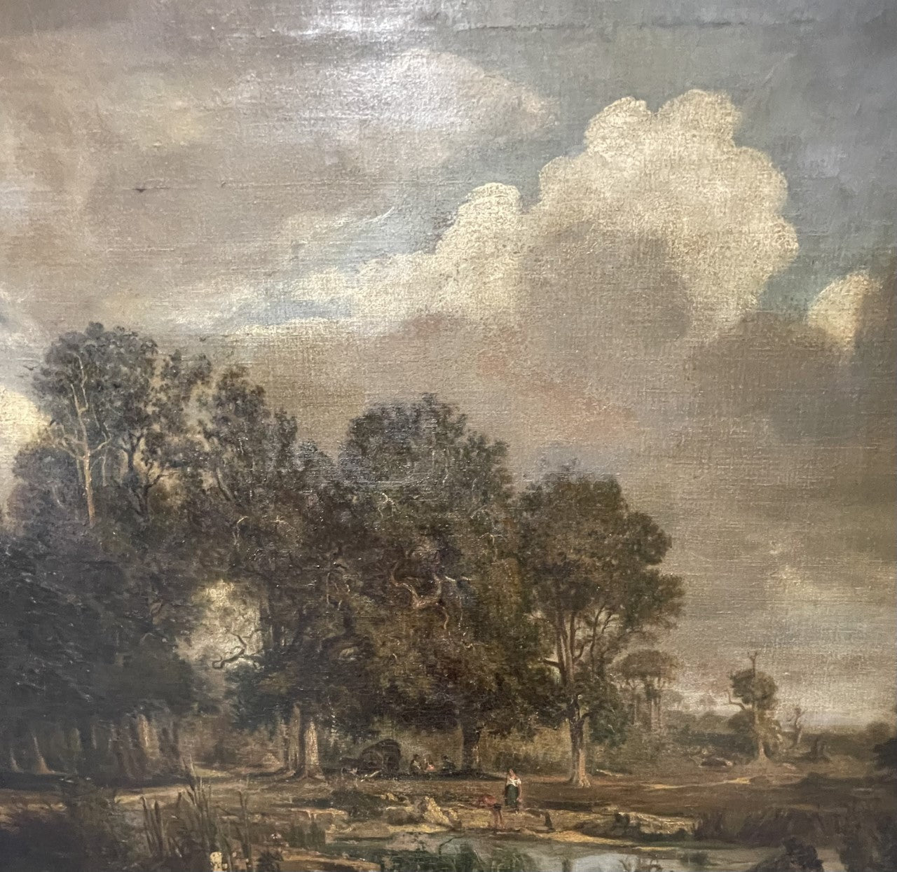 19th Century Oil On Canvas - Large French Landscape