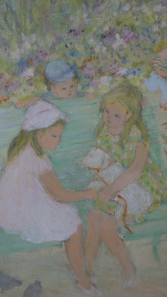Children In the Park by Jocelyne Seguin