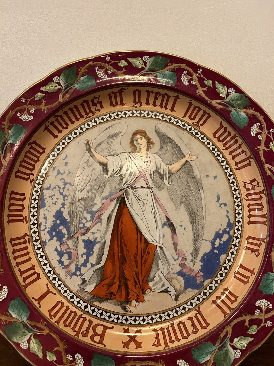 Rare Copeland Large Christmas Charger