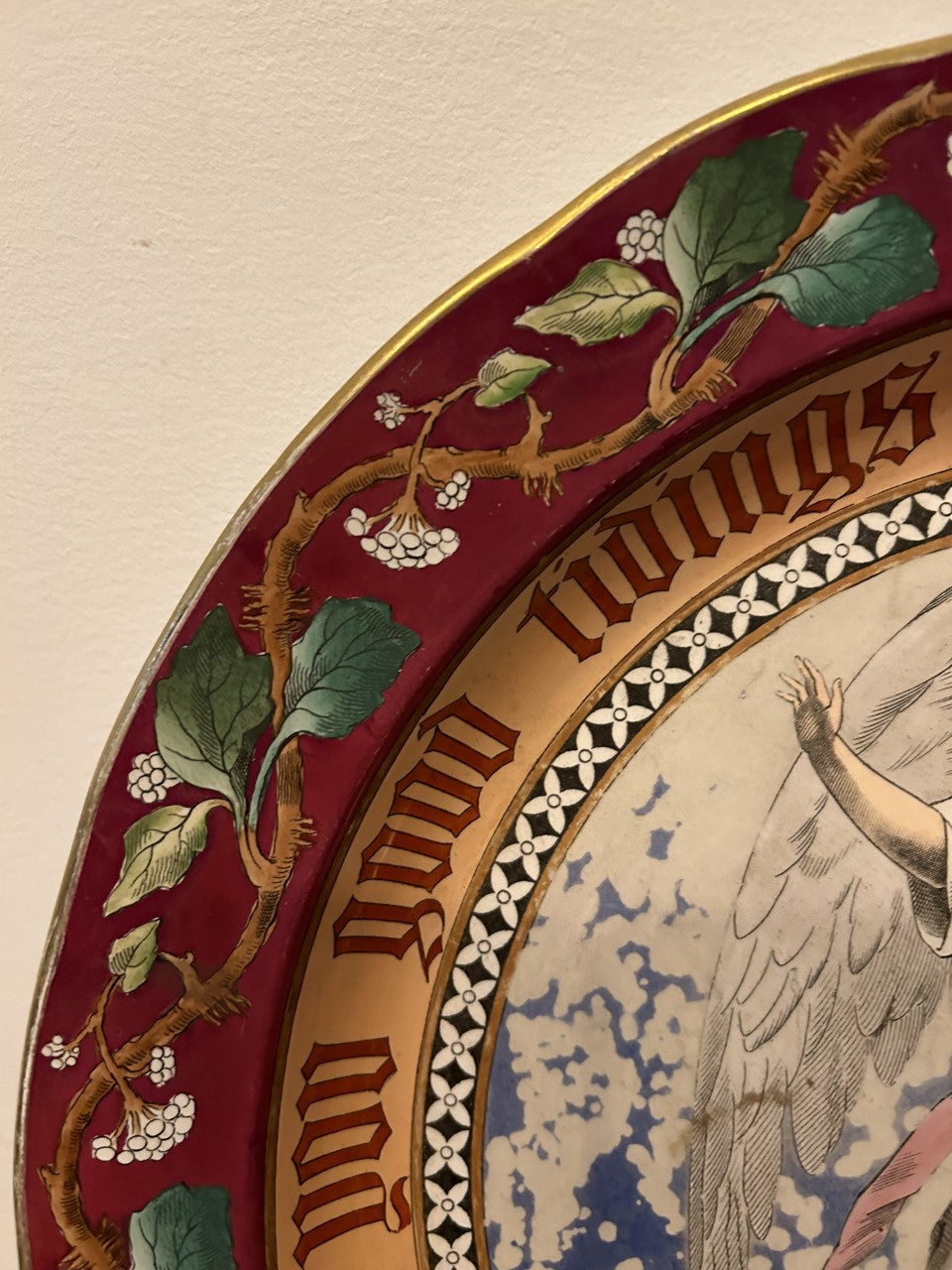 Rare Copeland Large Christmas Charger