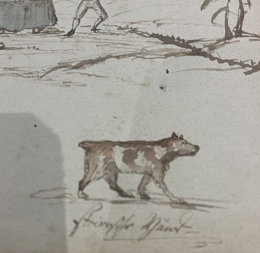 Styrians Watercolour on buff paper C1857