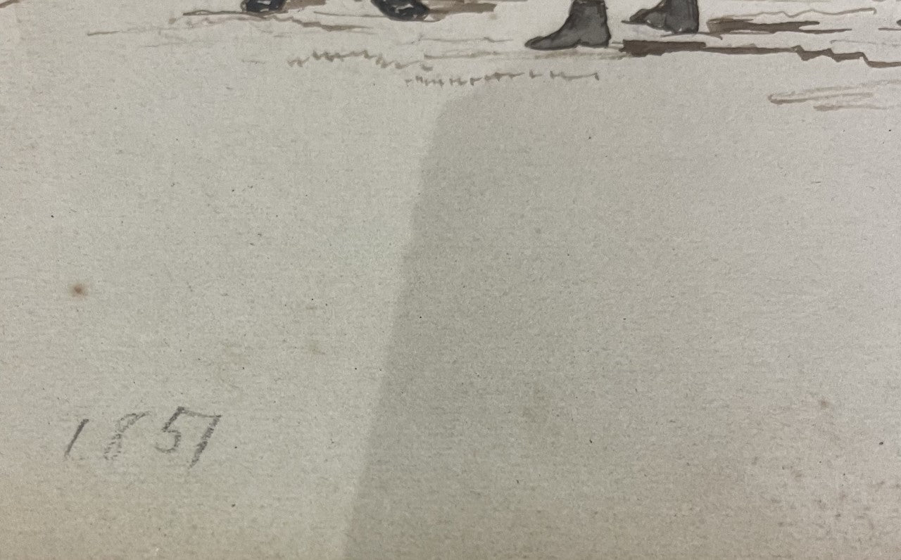 Styrians Watercolour on buff paper C1857